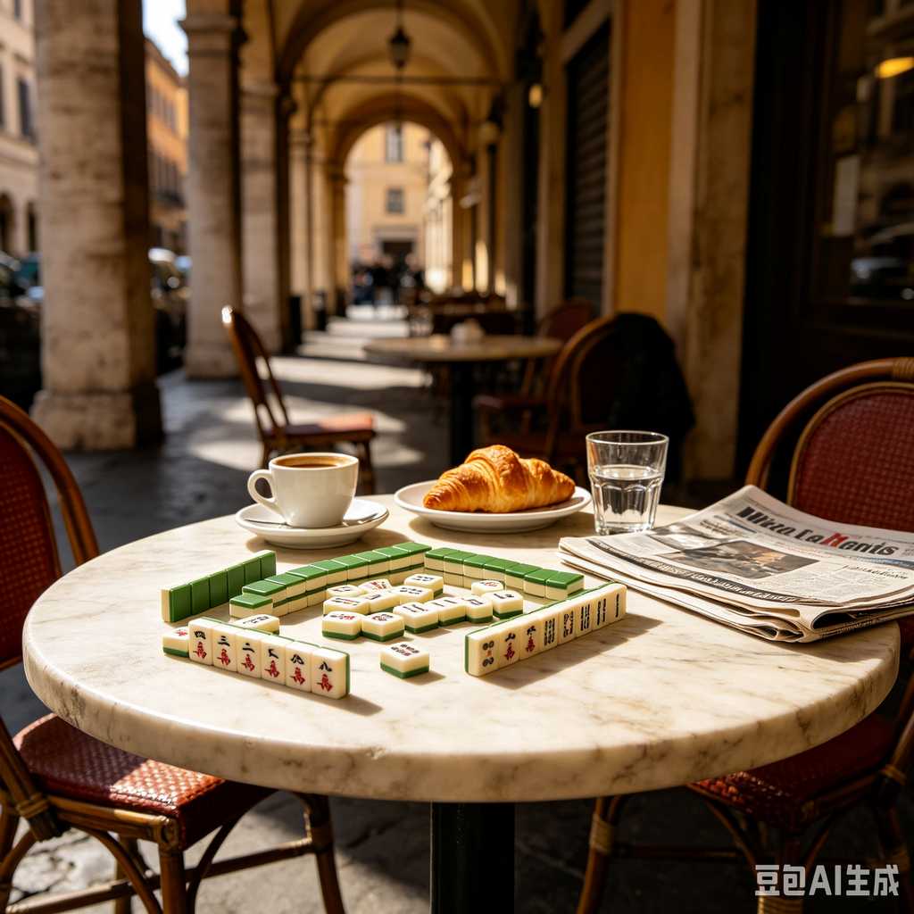 premium resin mahjong game set
