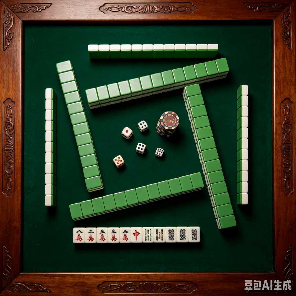 decorative mahjong tiles set