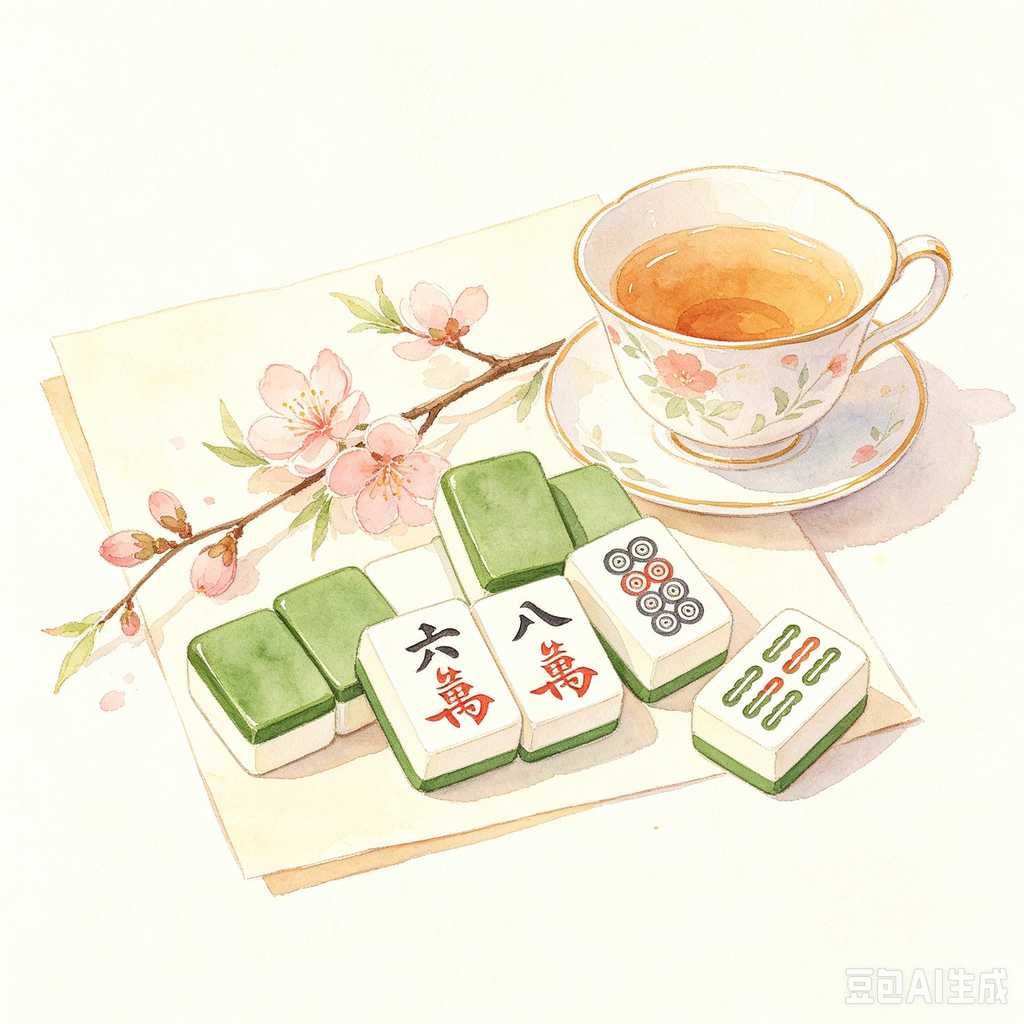 adult senior mahjong game set