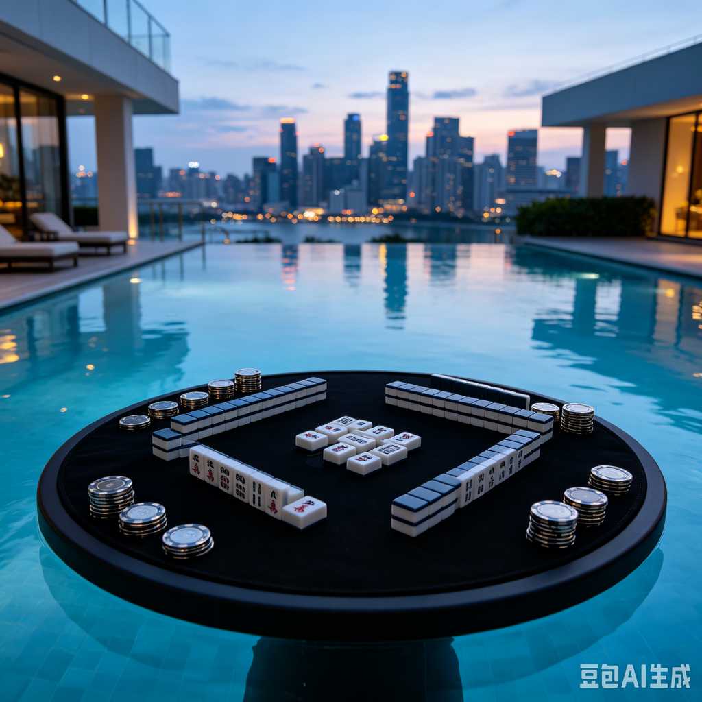 artistic mahjong tiles set